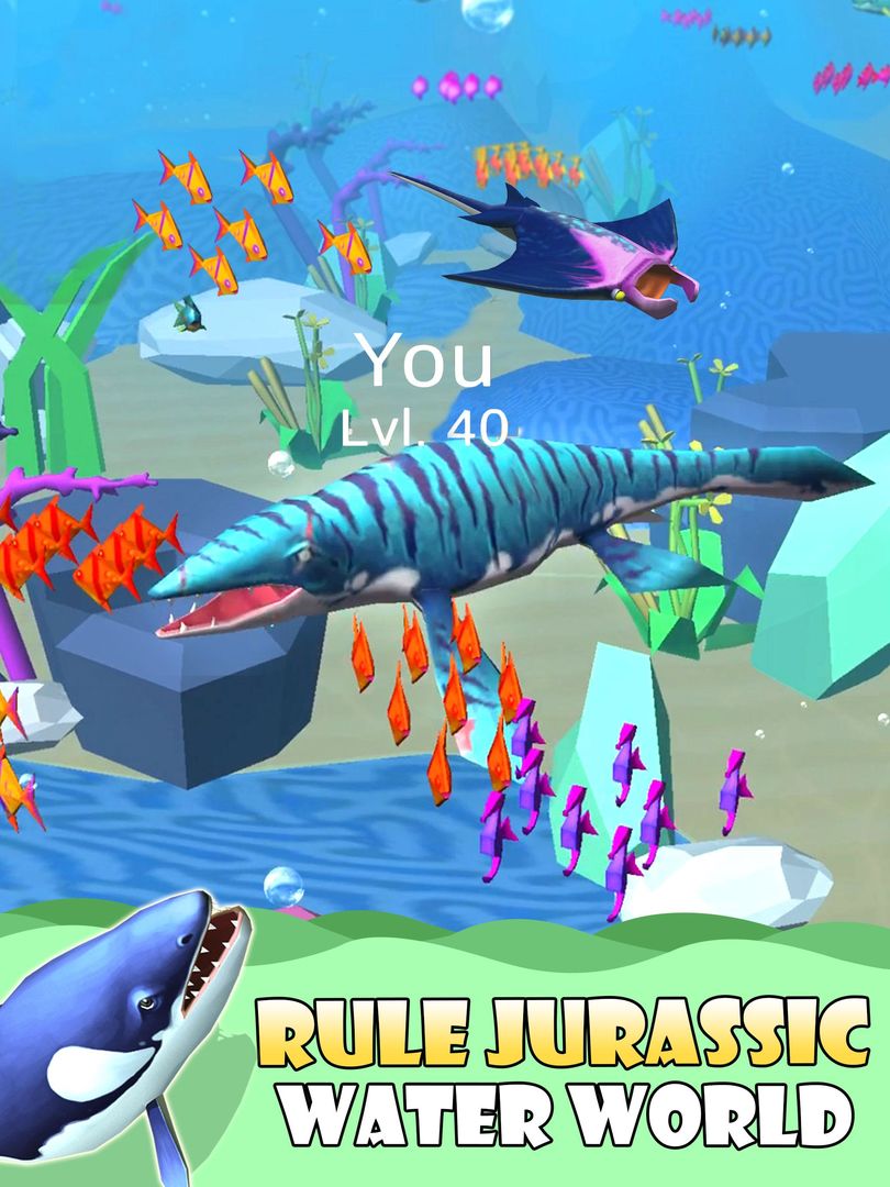 Screenshot of Dino Water World 3D