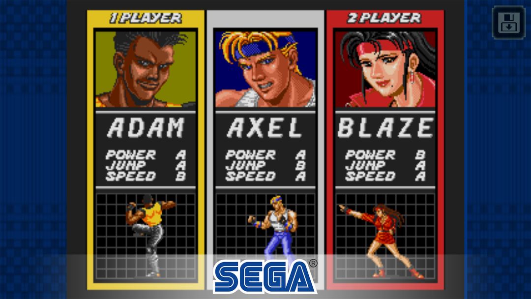 Streets of Rage Classic screenshot game