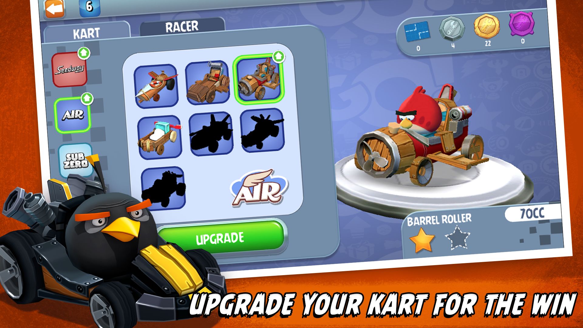 Screenshot of Angry Birds Go!