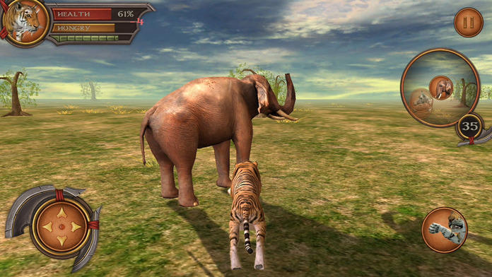 Screenshot 1 of Simulator Pengembaraan Harimau 3D 2017 