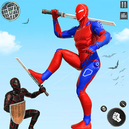 Black Spider- Super Hero Games Game Screenshot