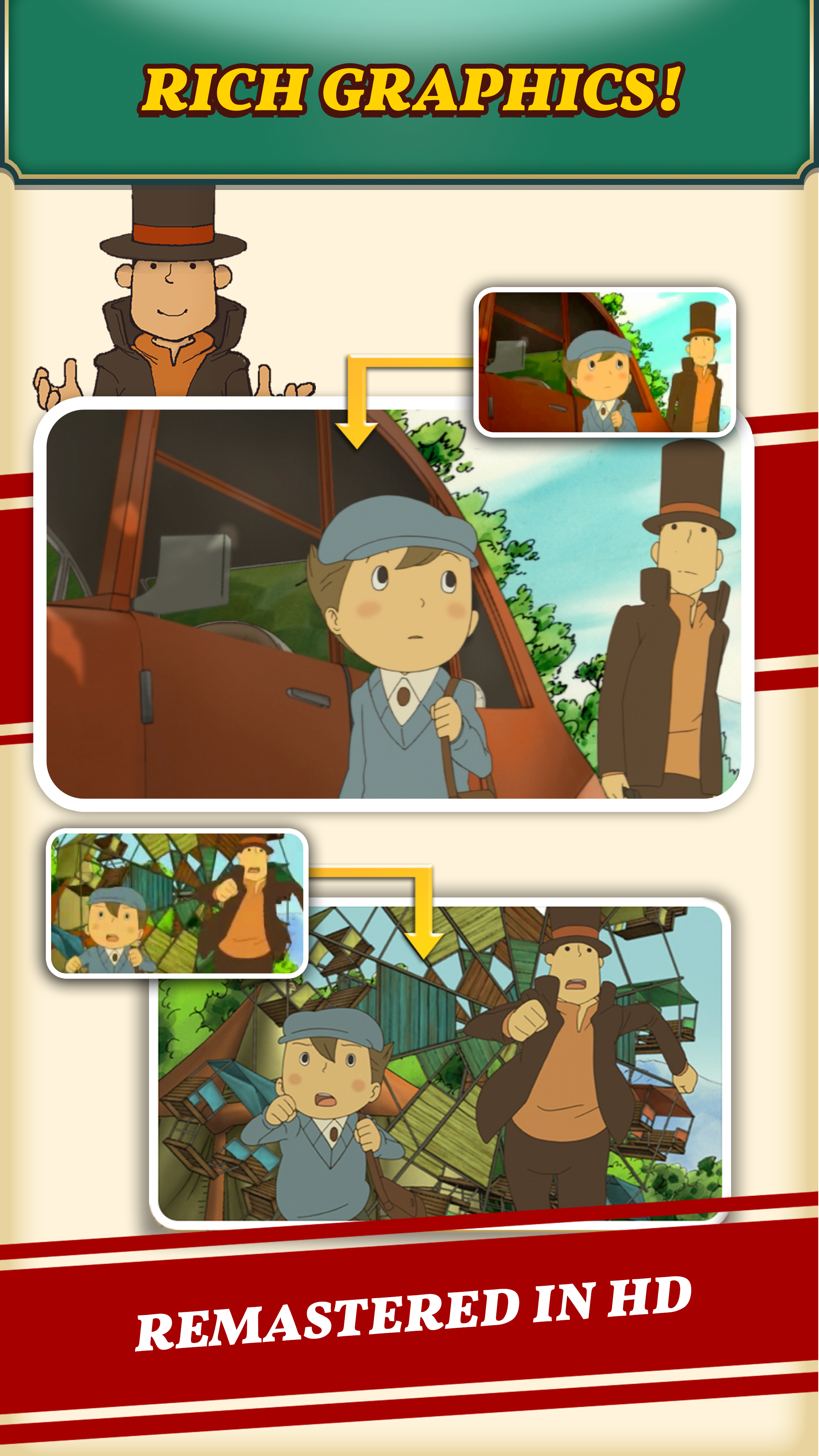Layton: Curious Village in HD Game Screenshot