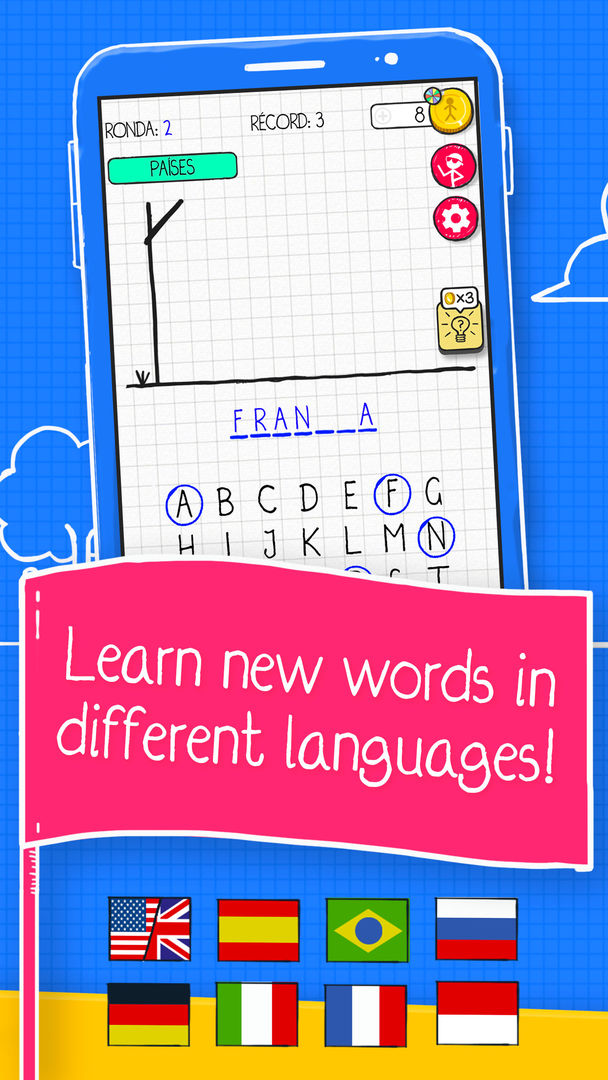 Hangman ภาพหน้าจอเกม