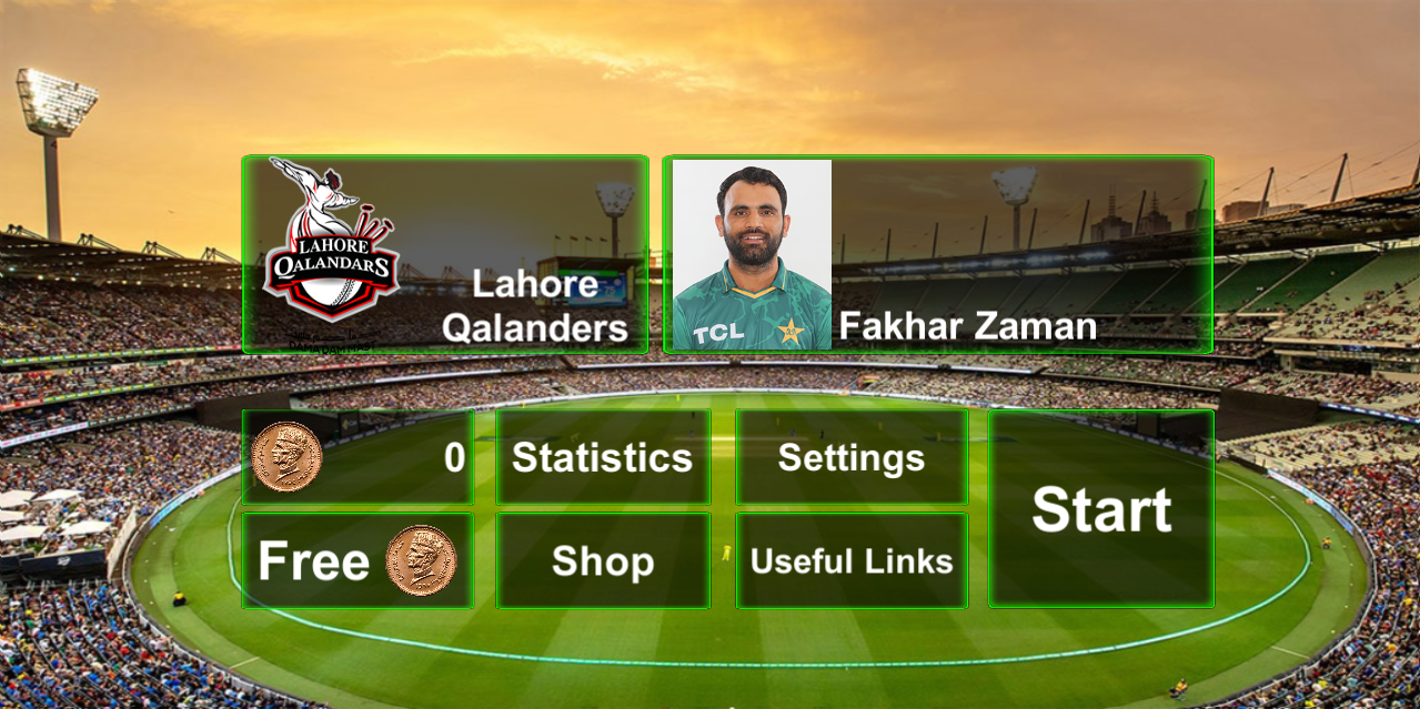 Cuplikan Layar Game PSL 8 Pakistan Cricket game