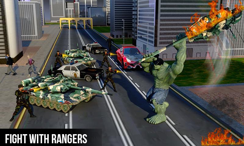 Superhero Monster Grand City Battle Game Screenshot