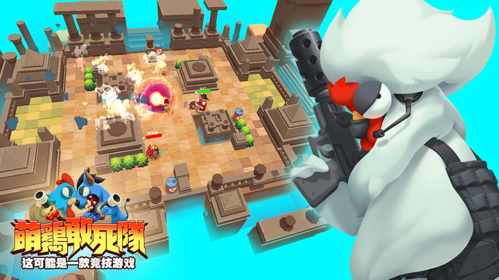 Screenshot of the video of 萌鸡敢死队