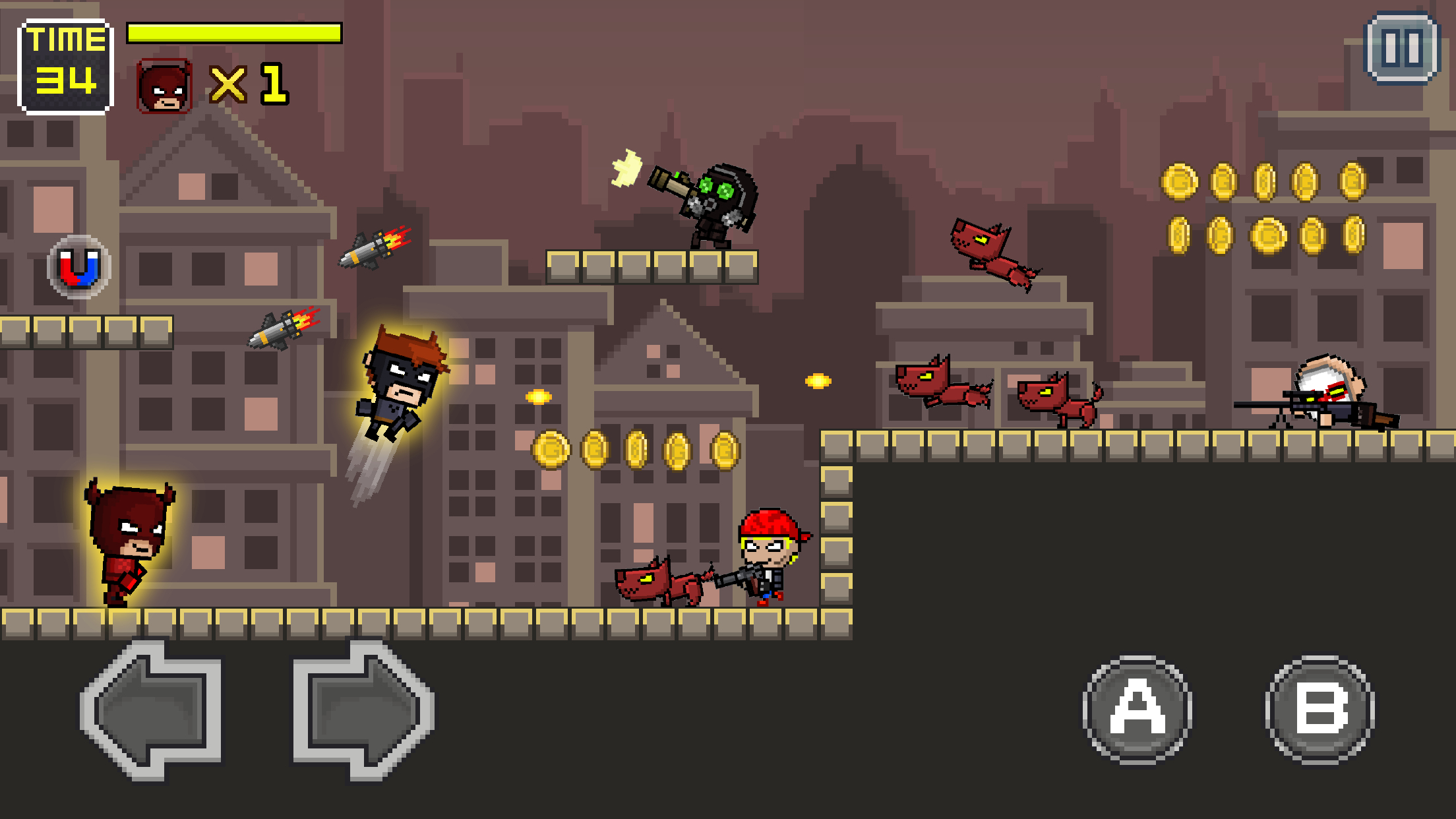 히어로 엑스: 컴뱃 (HERO-X: COMBAT) 게임 스크린샷