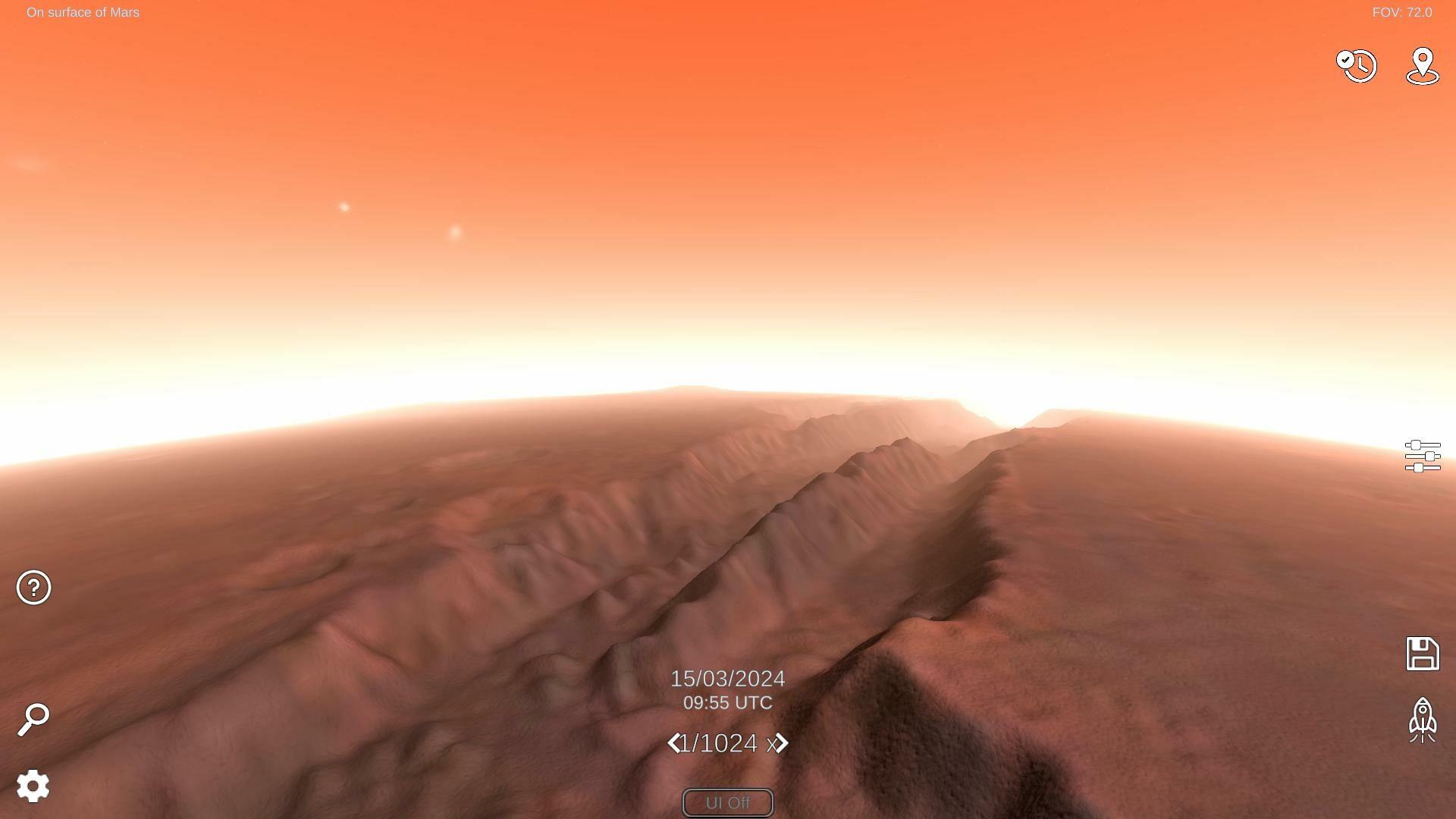 Solar System Simulator ภาพหน้าจอเกม