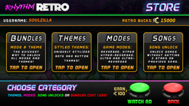 Screenshot of Rhythm Retro