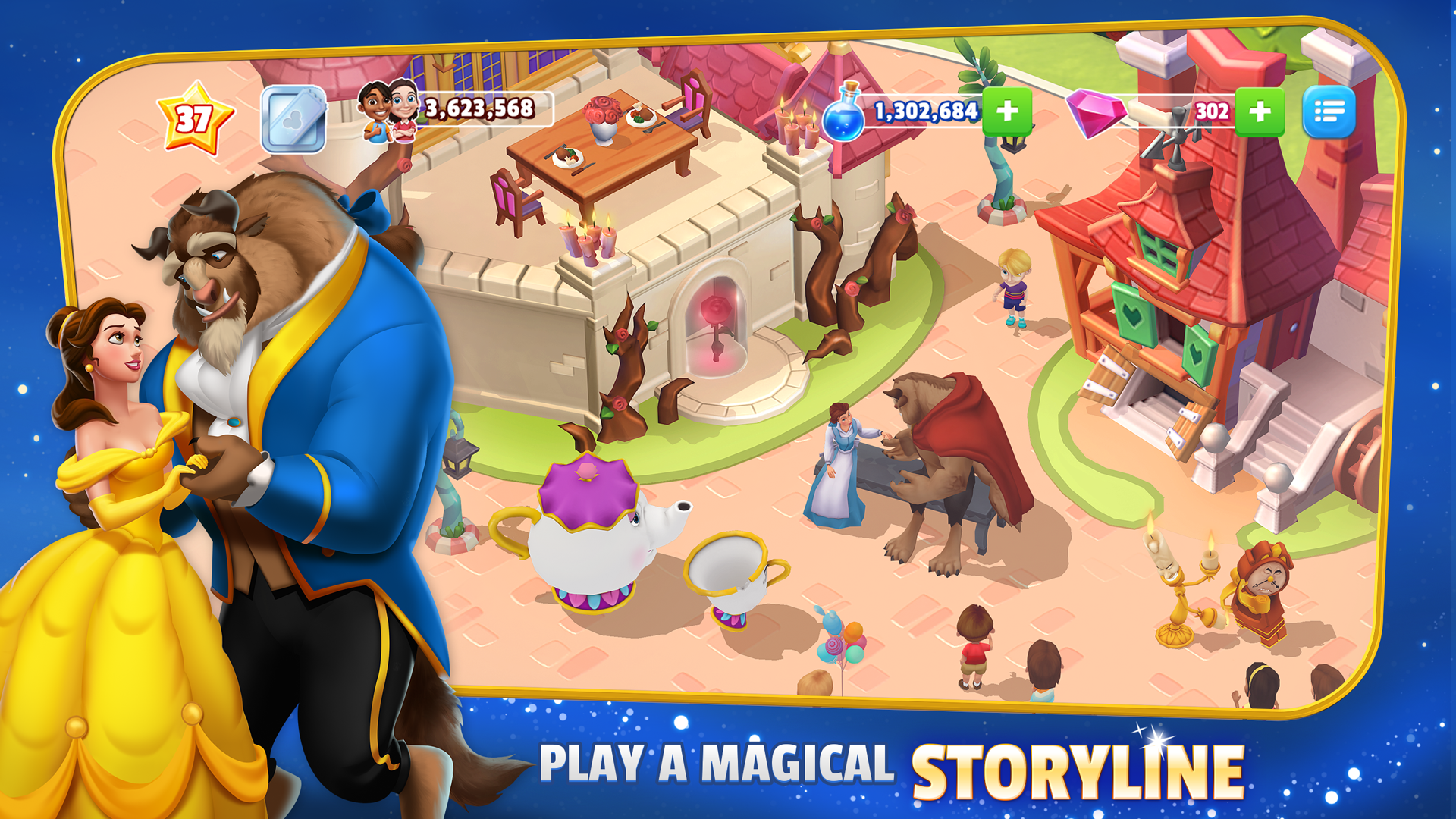 Cuplikan Layar Game Disney Magic Kingdoms