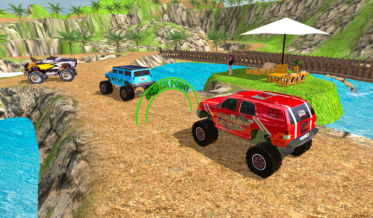 Offroad Grand Monster Truck Hill Drive ゲームのスクリーンショット