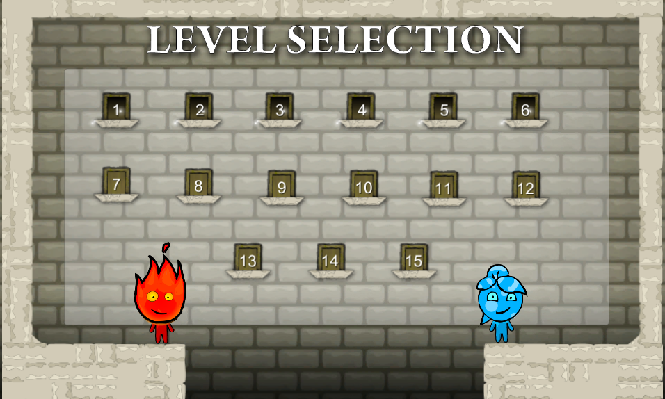 Fireboy Kiss Watergirl Game Screenshot