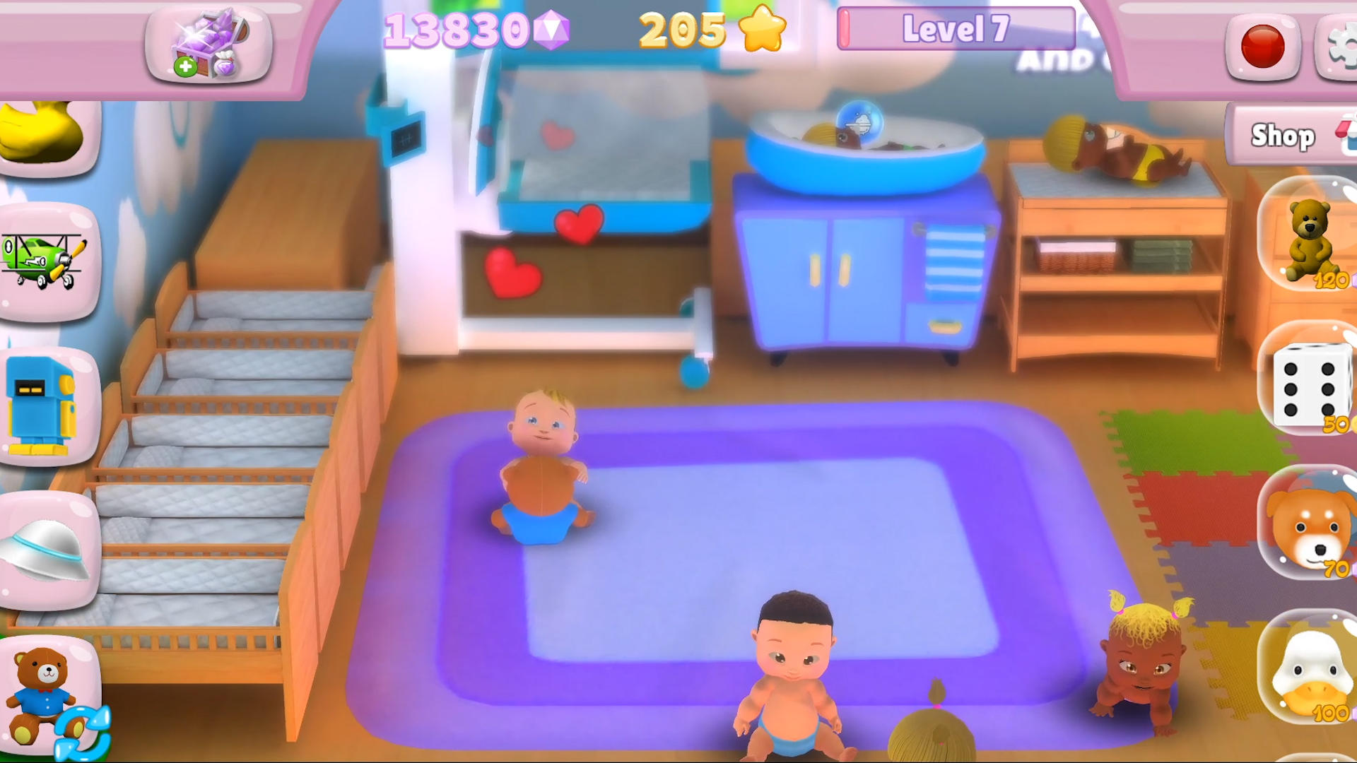 Screenshot of Alima's Baby Nursery