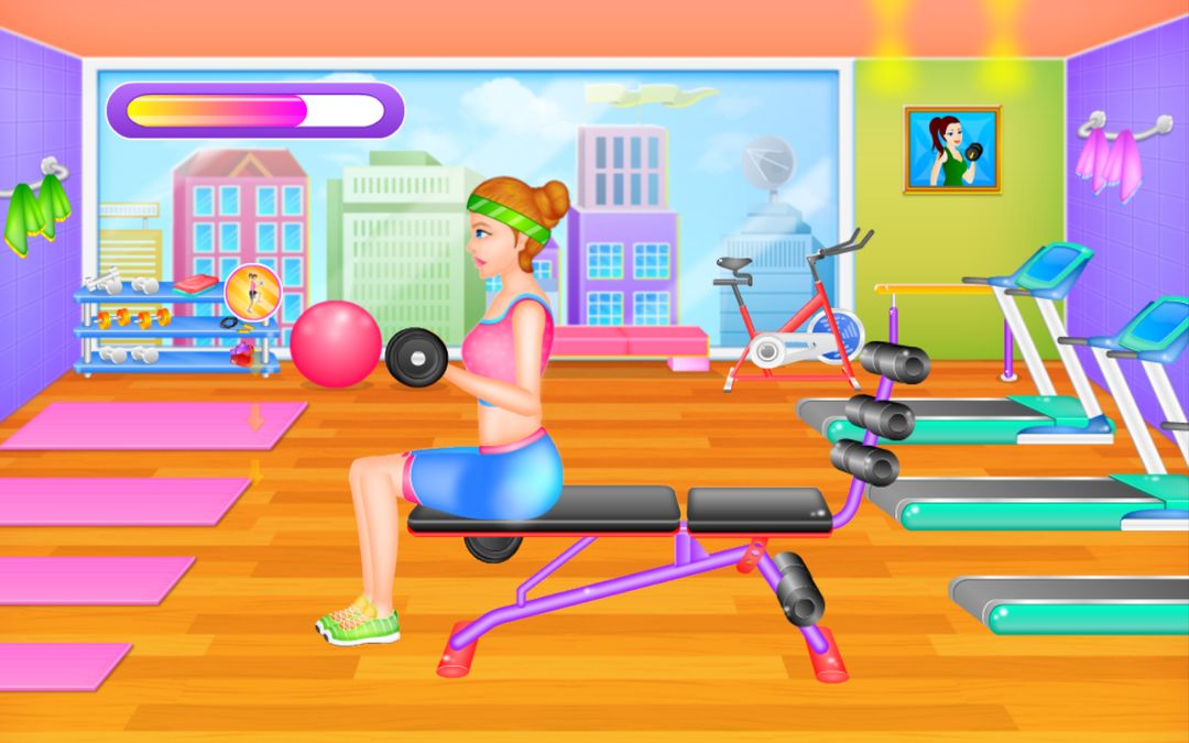 Screenshot of Fit Girl - Workout & Dress Up