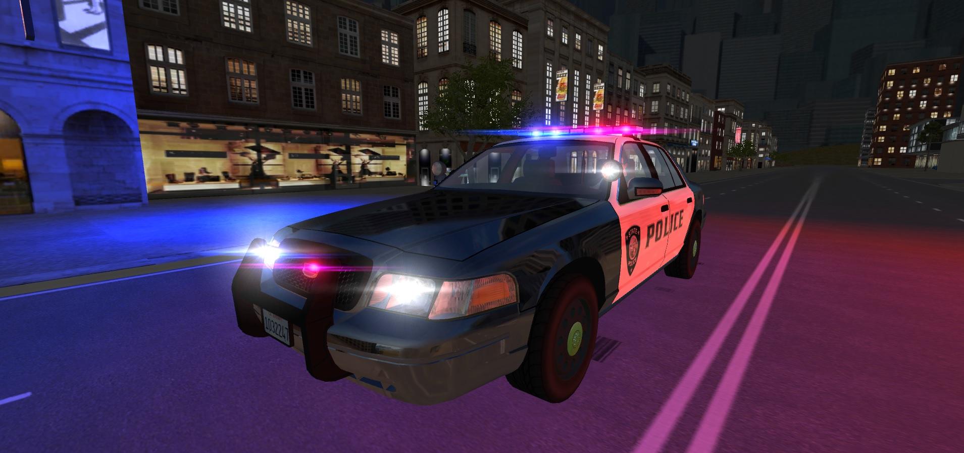 Screenshot of American Police Car Racing