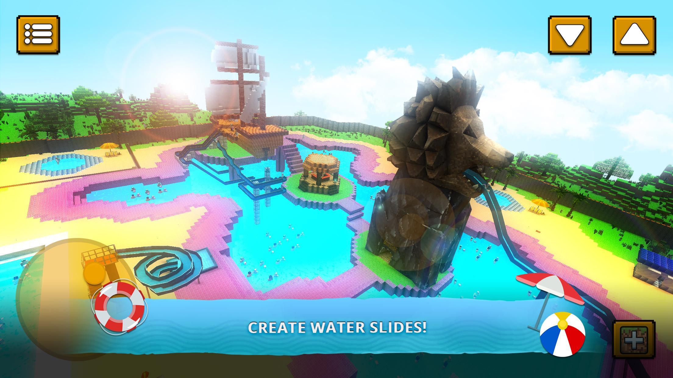 Water Park Craft GO Game Screenshot
