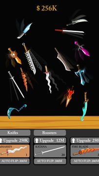 Скриншот игры Idle Knife Flipper - flip flippy knifes
