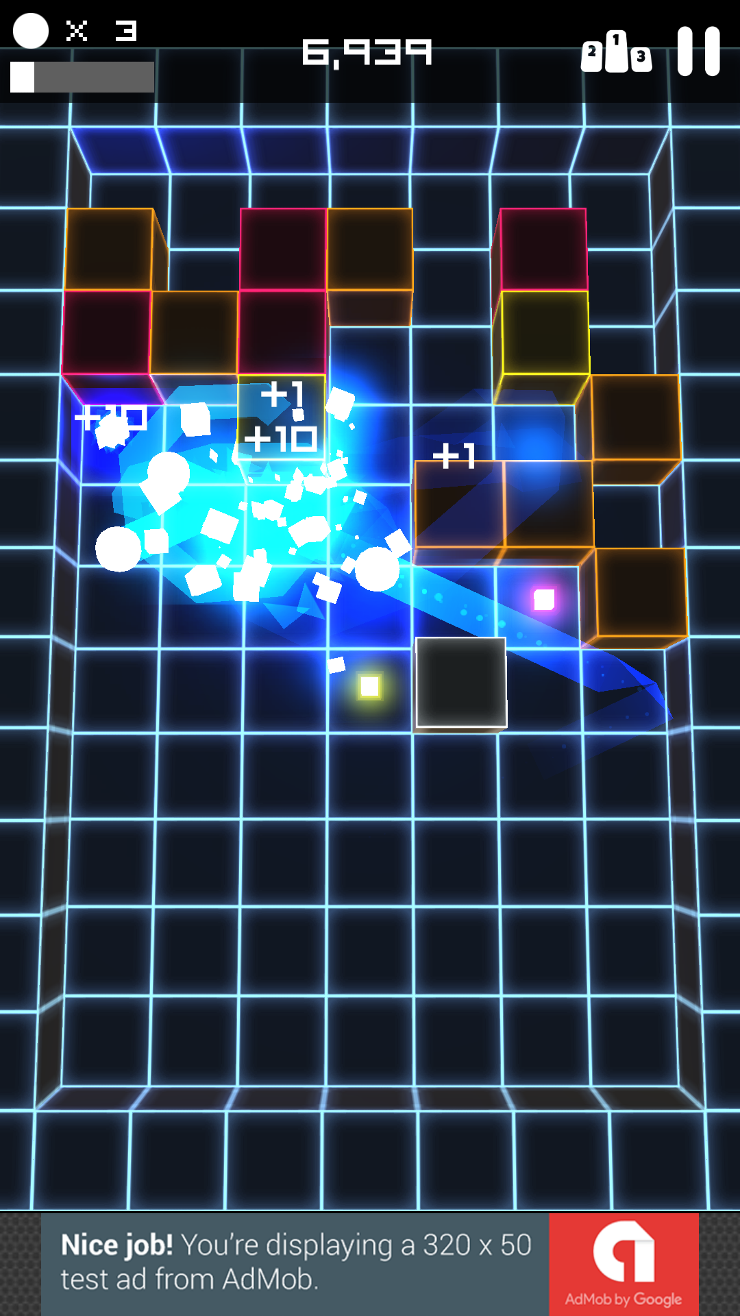 Screenshot of Smash: Hit The Cube