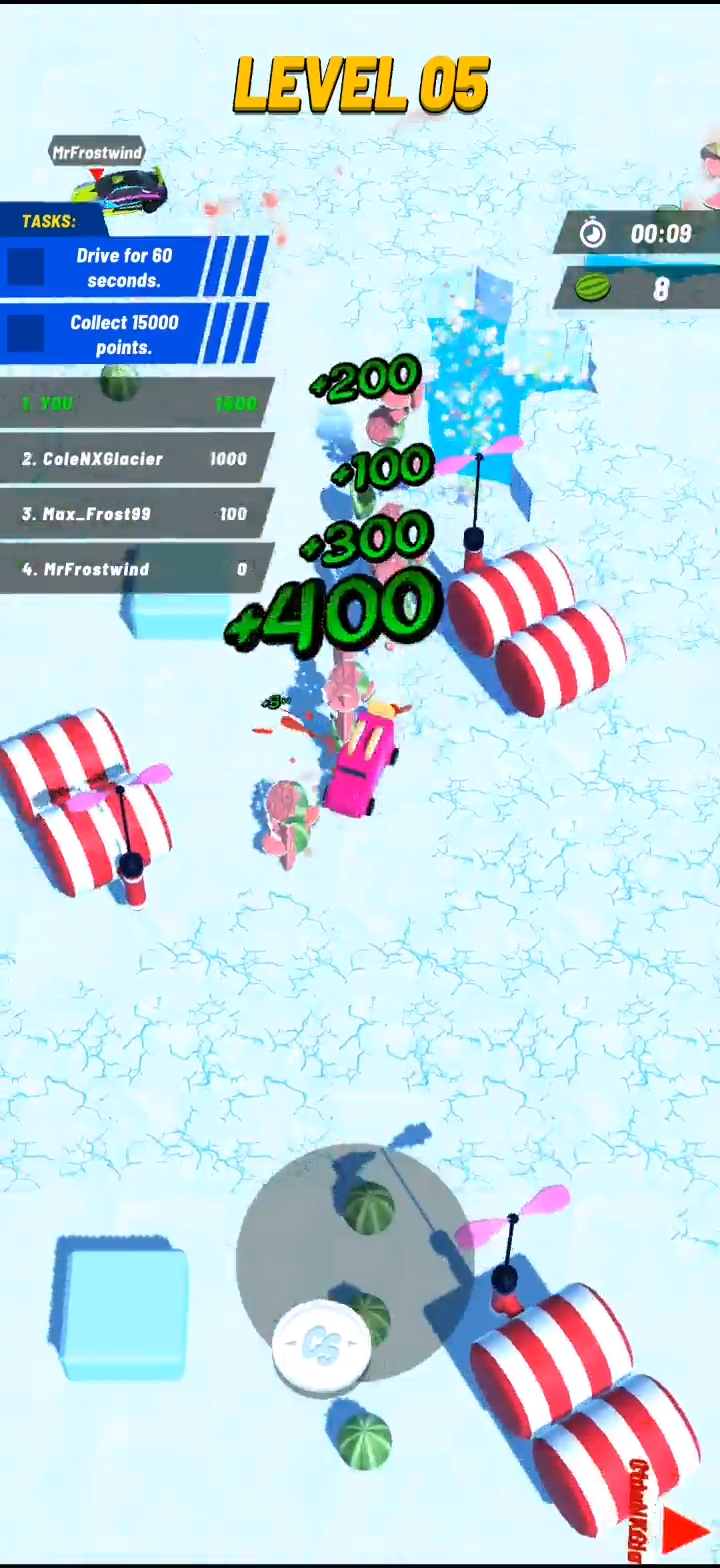 Car Surprise - Ice Race Battle Game Screenshot