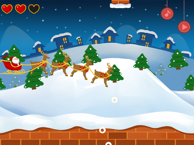 Скриншот игры Santa Chimney