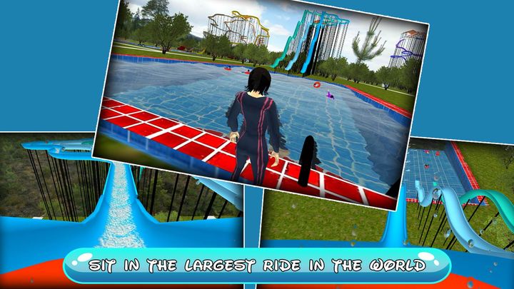 Screenshot 1 of Waterpark Xtreme Ride Sim 2016 1.0