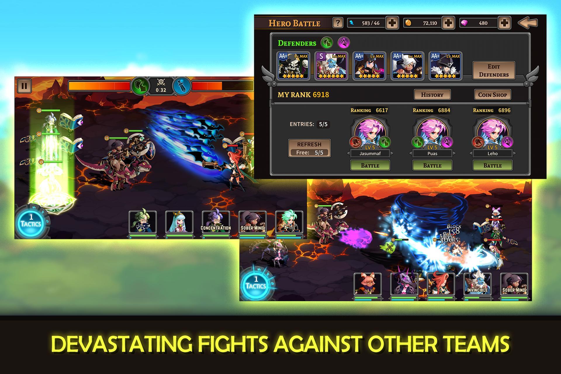 Tactics Saga Game Screenshot