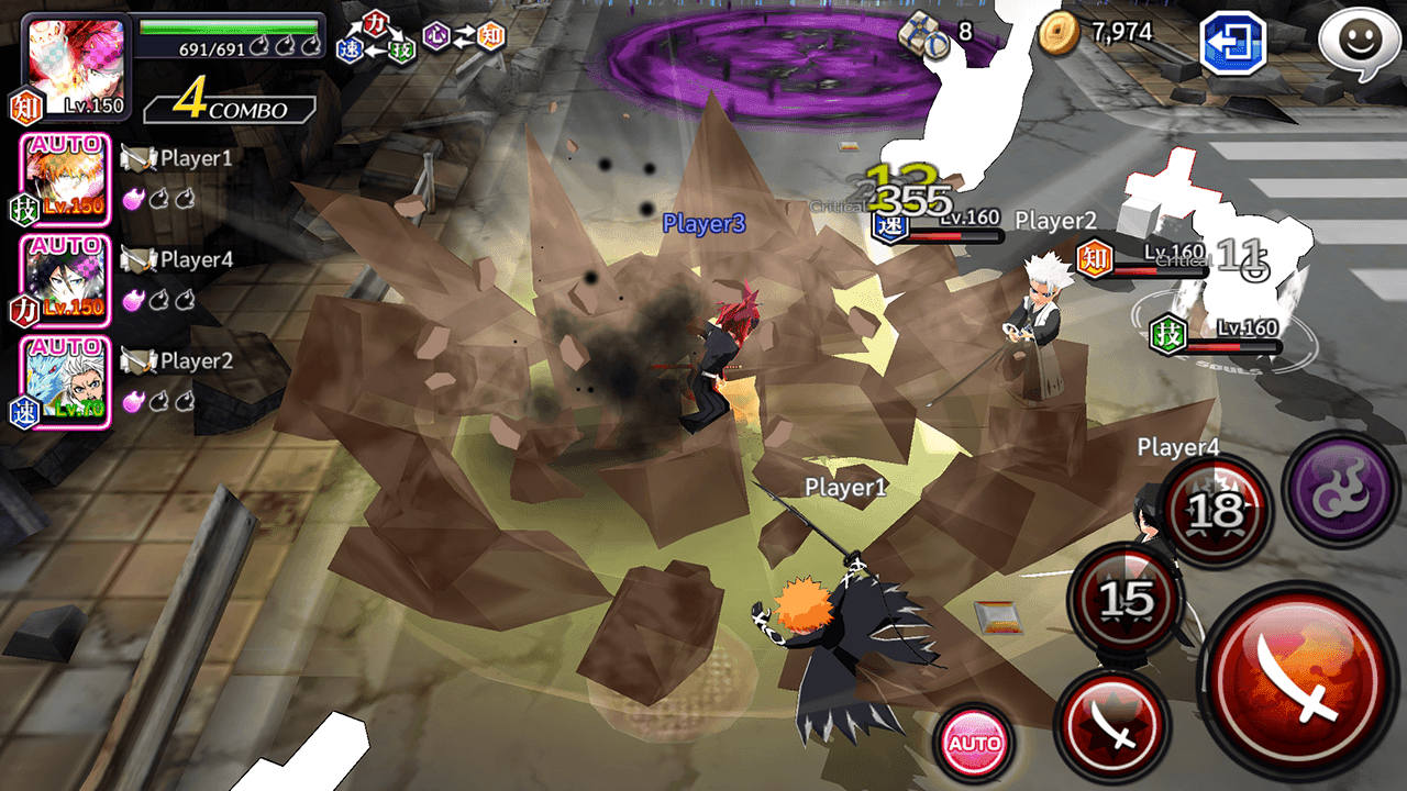 BLEACH Brave Souls - แอ็กชัน 3D ภาพหน้าจอเกม