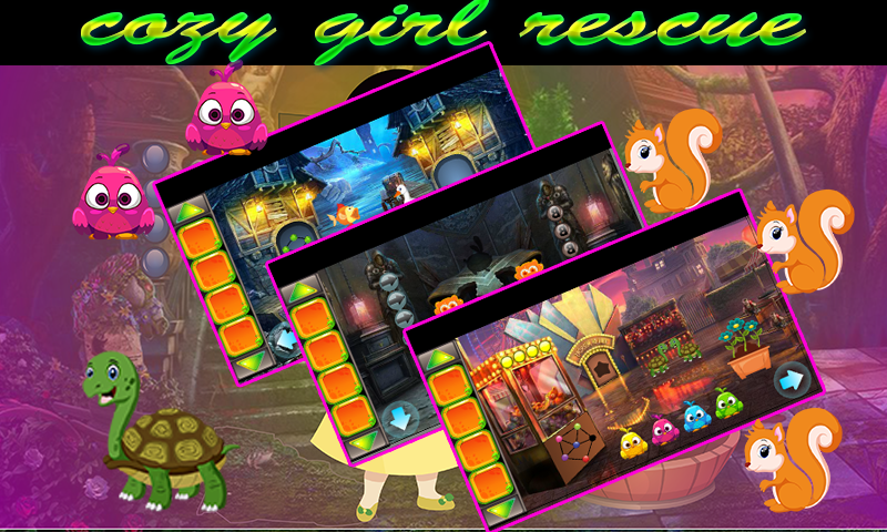 Best Escape Game 432 Cozy Girl Rescue Game Game Screenshot
