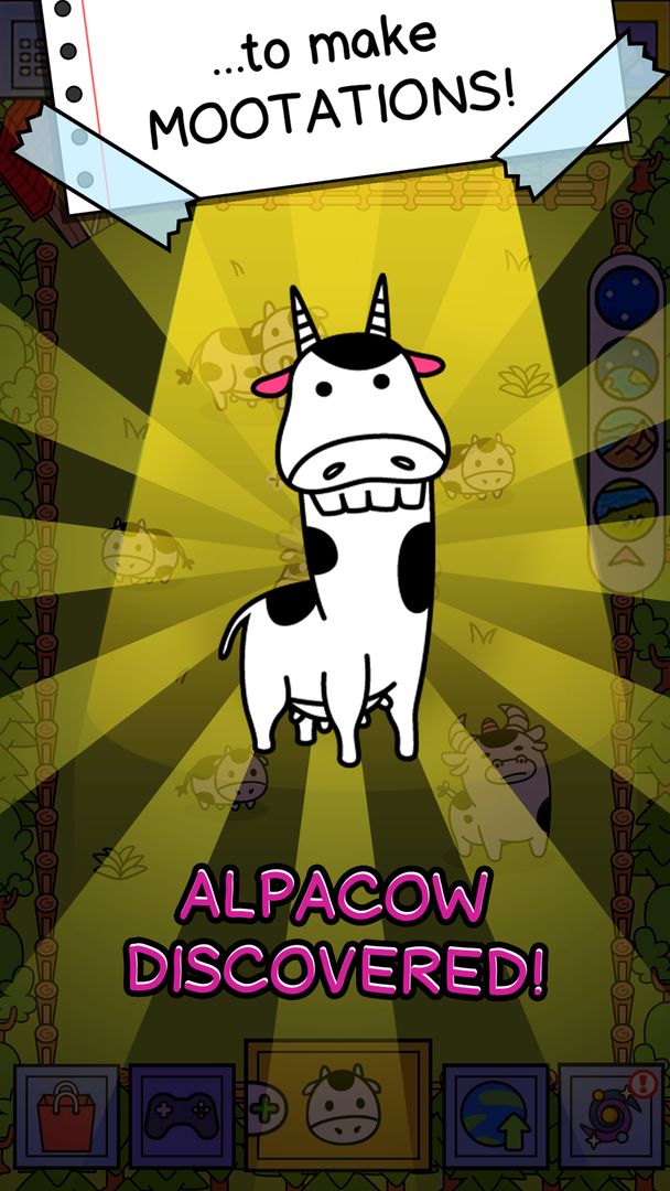 Cow Evolution: Idle Merge Game screenshot game