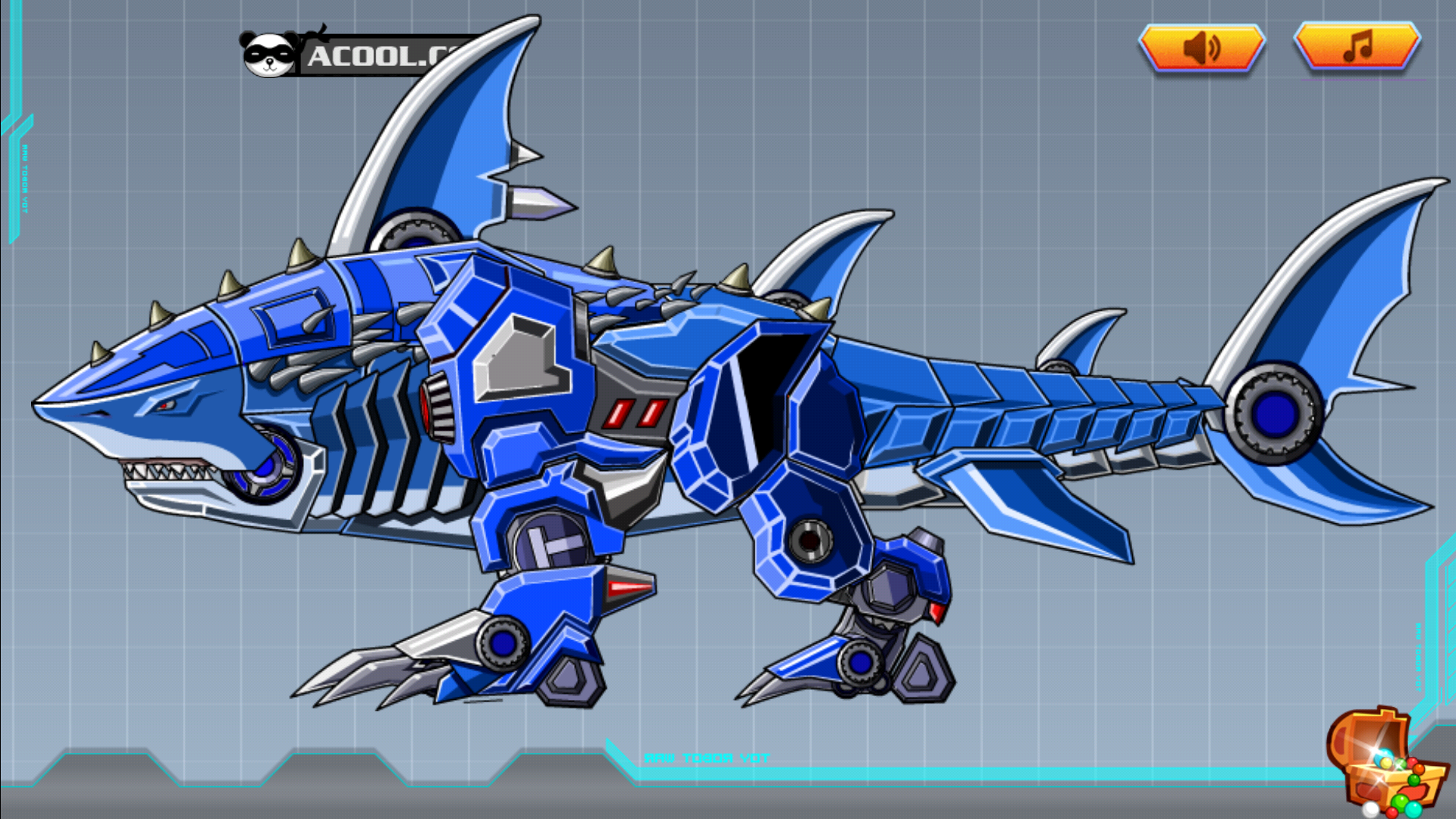 Toy Robot War:Robot Shark ภาพหน้าจอเกม