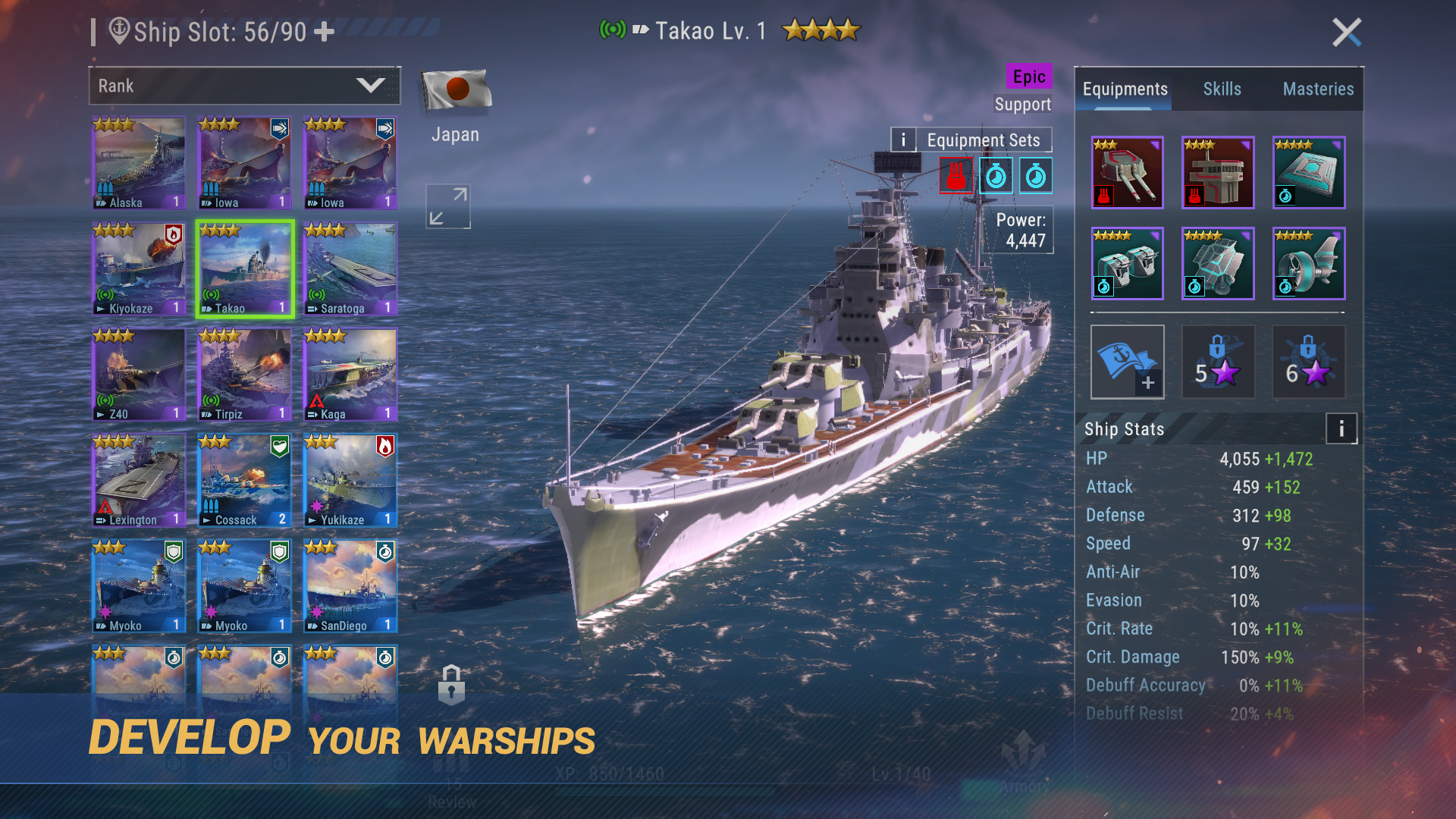 Armada: Warship Legends Game Screenshot