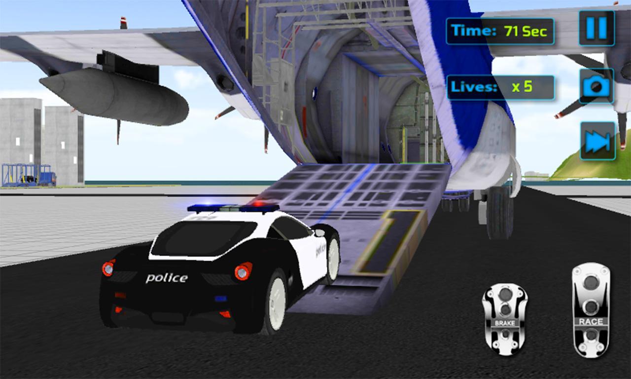 Screenshot 1 of पुलिस कार ट्रांसपोर्टर 3 डी 1.0