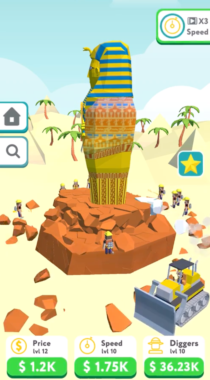 Idle Archaeologist ภาพหน้าจอเกม