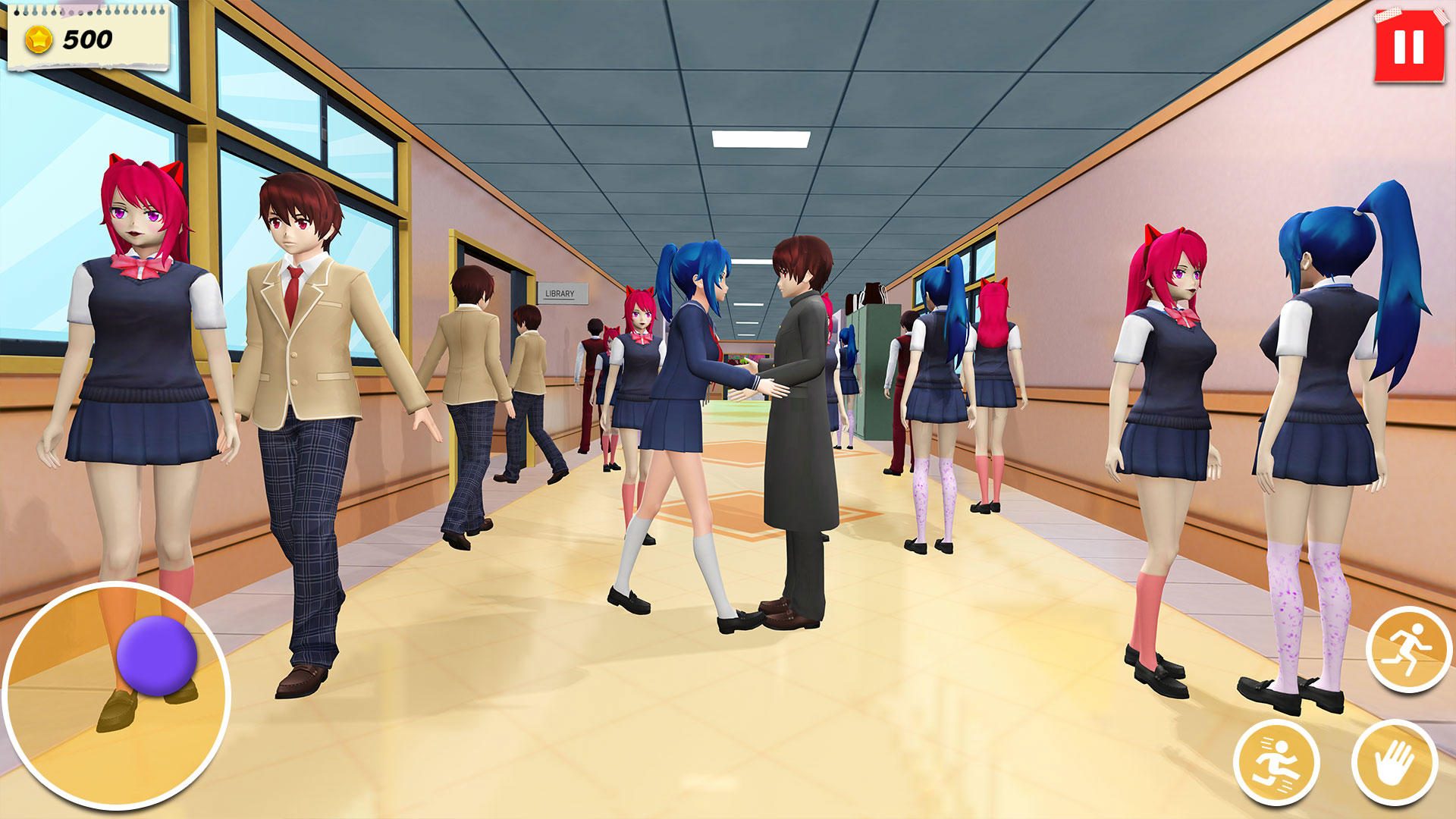 Anime School Girl Simulator 3D android iOS apk download for freeTapTap