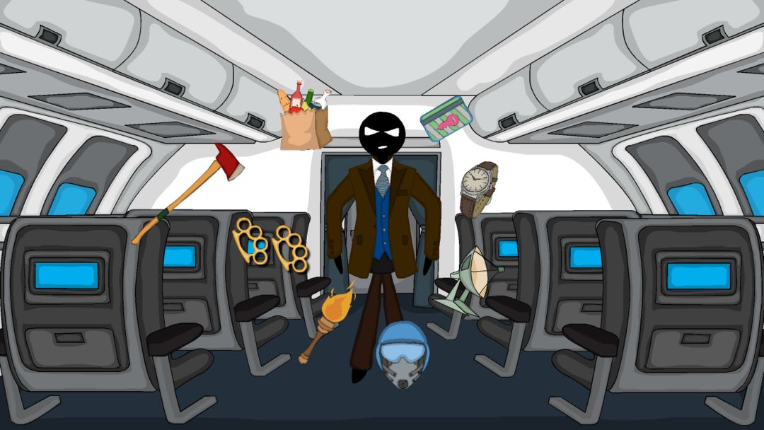 Stickman airport screenshot game
