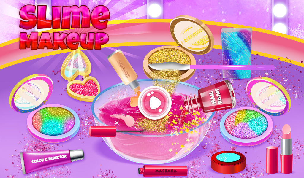 Makeup Slime Simulator Games Game Screenshot