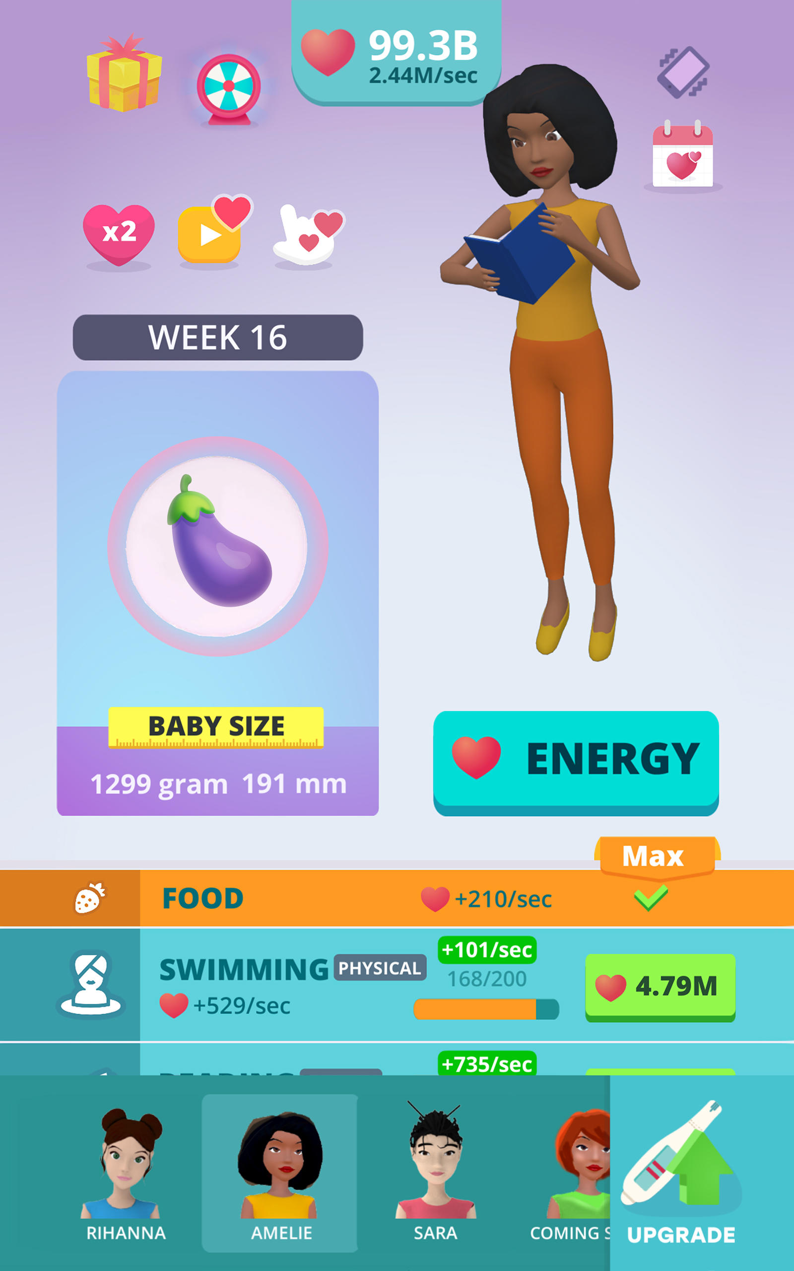 Screenshot of Baby & Mom 3D - Pregnancy Sim