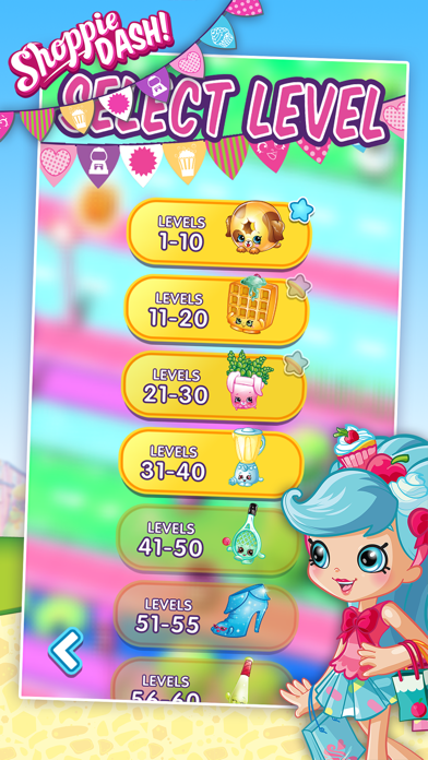 Shopkins: Shoppie Dash! Game Screenshot