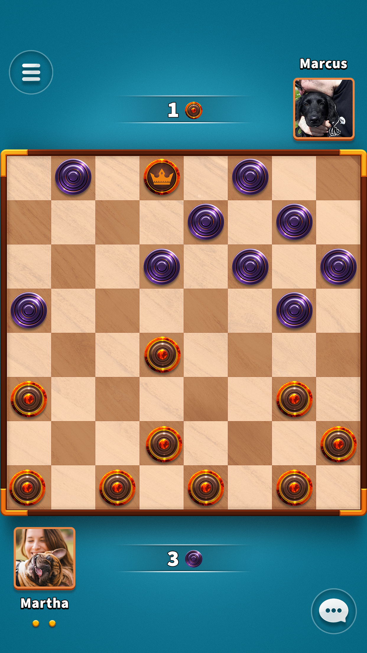 Checkers Clash: Online Gameのキャプチャ