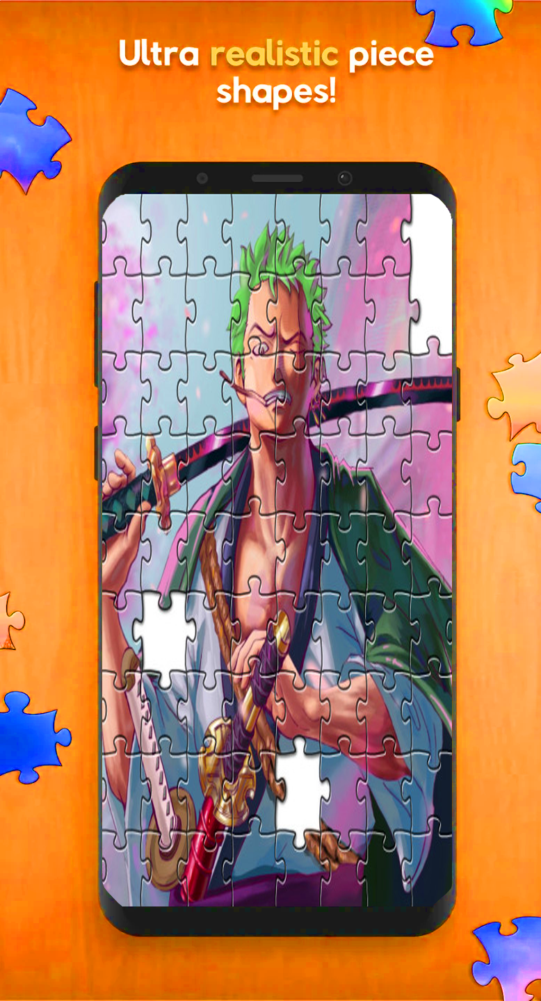Screenshot of Roronoa Zoro Jigsaw Puzzle