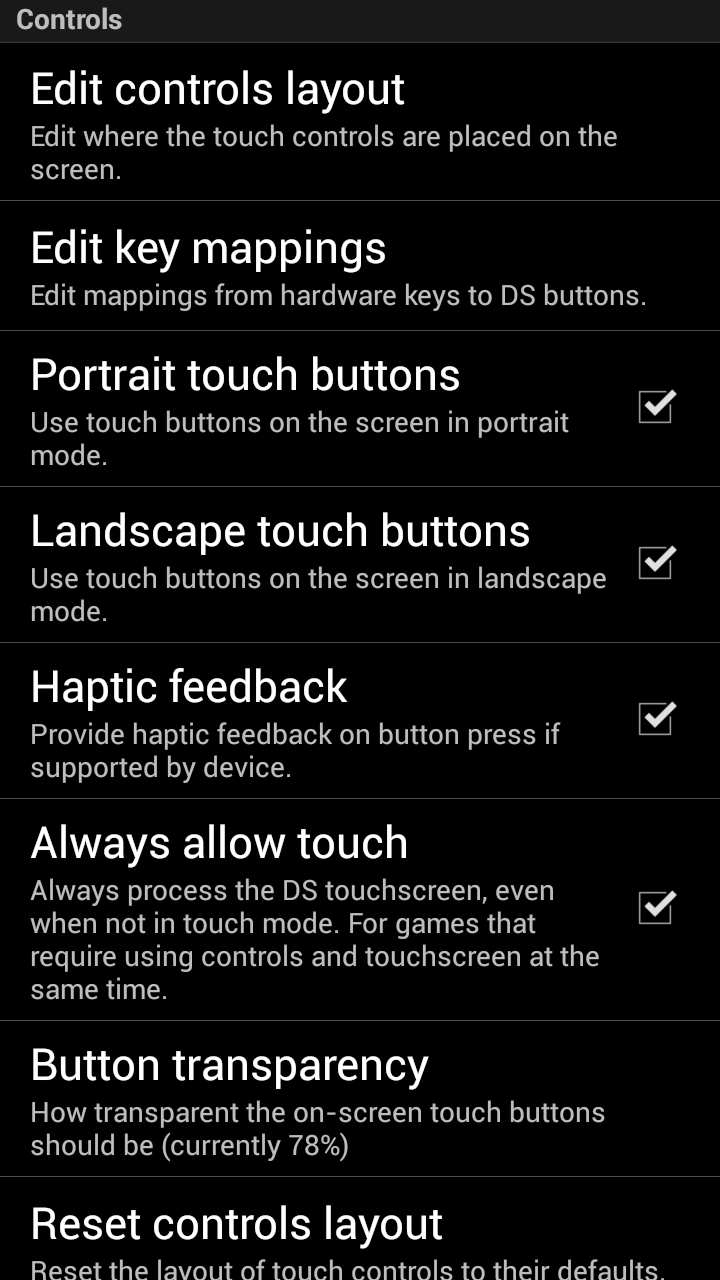 NDS Boy! - NDS Emulator Game Screenshot