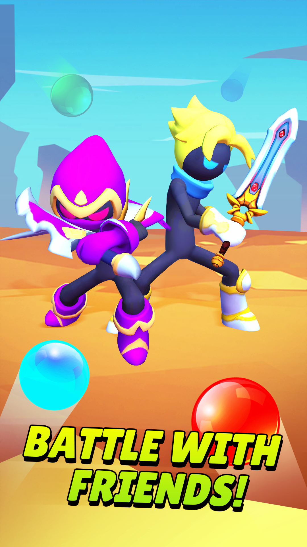 Captura de Tela do Jogo Sword Ball: Stick Battle