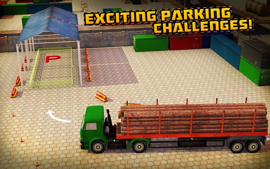 Trucker Parking Reloaded 2016 screenshot game