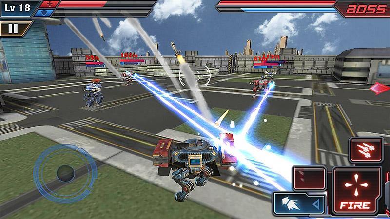 Robot Strike 3D screenshot game