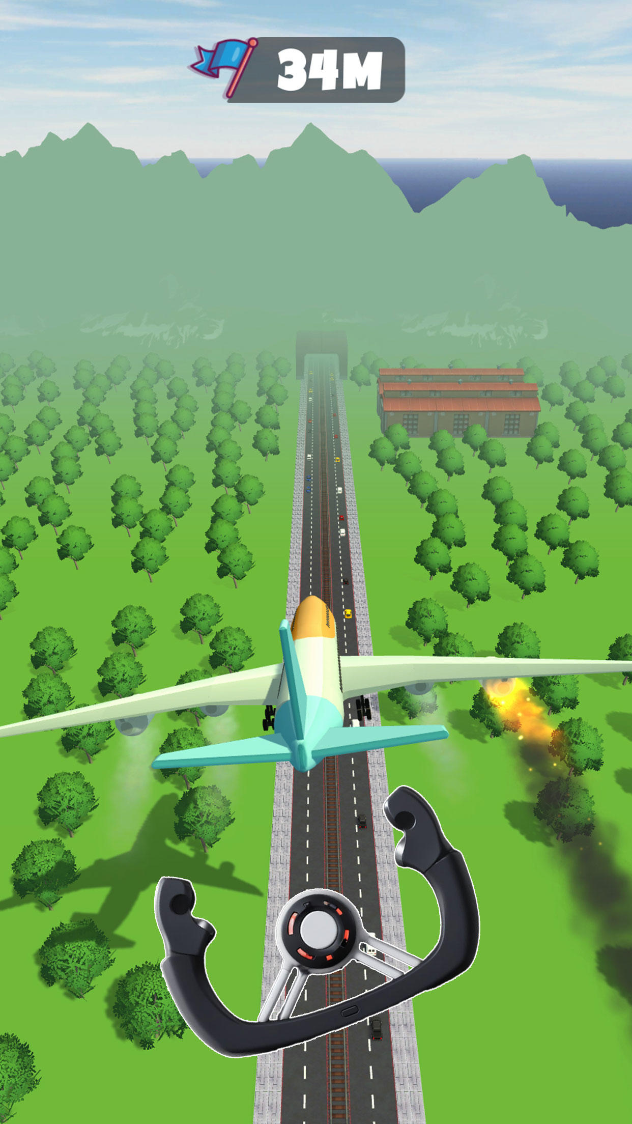 Sling Plane 3D - Sky Crash Jet 遊戲截圖