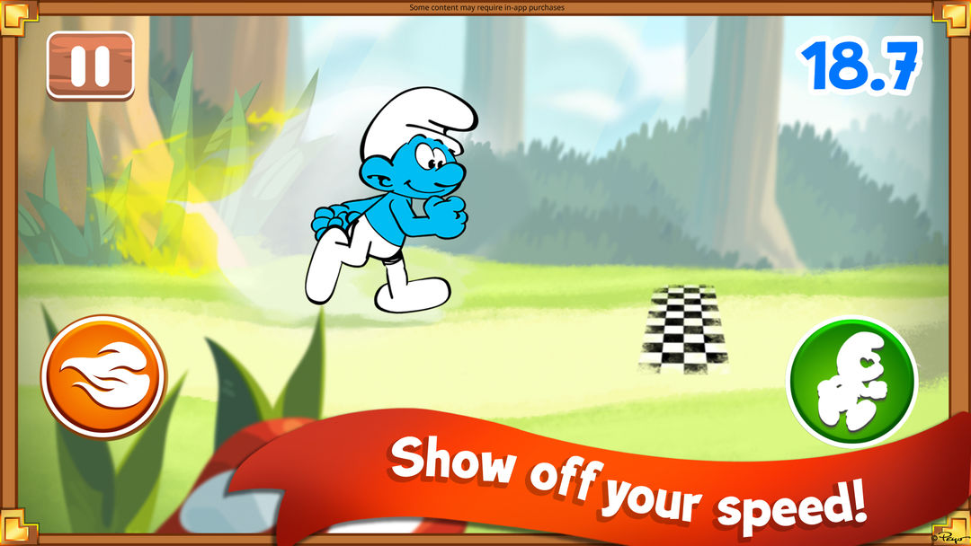Screenshot of The Smurf Games