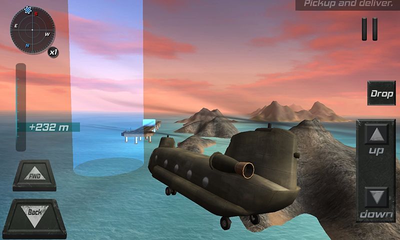 Helicopter 3D flight sim 2 screenshot game