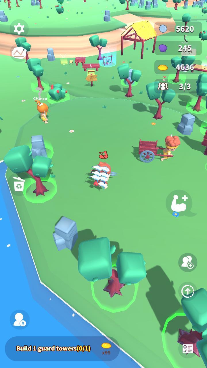 Screenshot of  Idle Tribe 3D -Survive