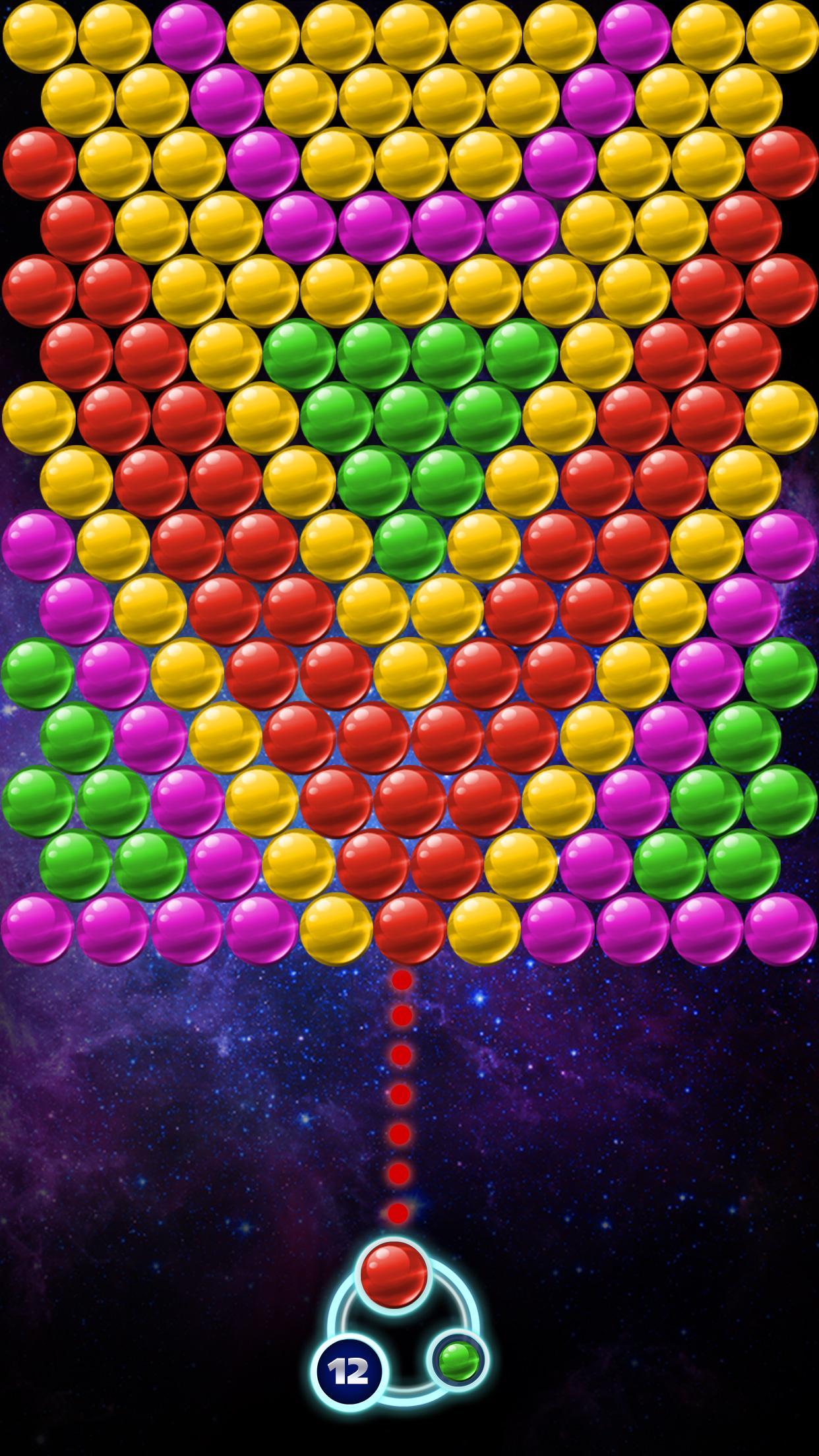 Screenshot of Bubble Space Dash