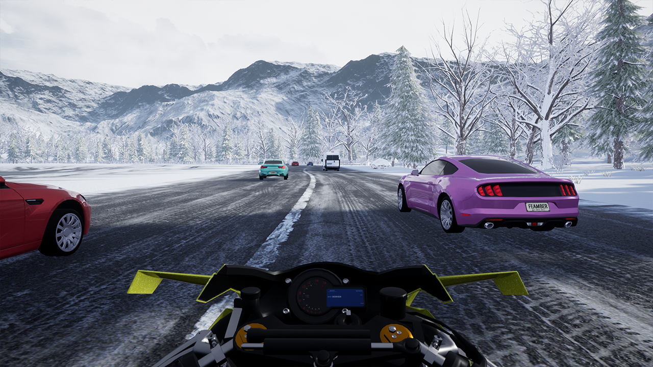 Скриншот игры Traffic Fever-Moto